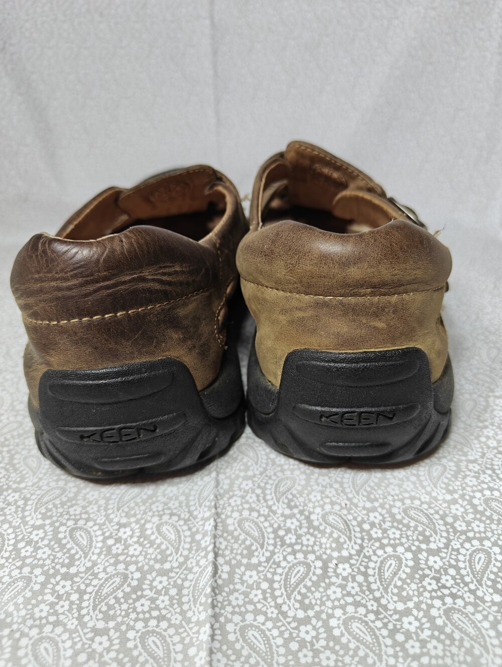 Keen Brown Leather Fisherman Closed Toe Strap Outdoor Walking Womens Shoes Sz 11 - Picture 7 of 9